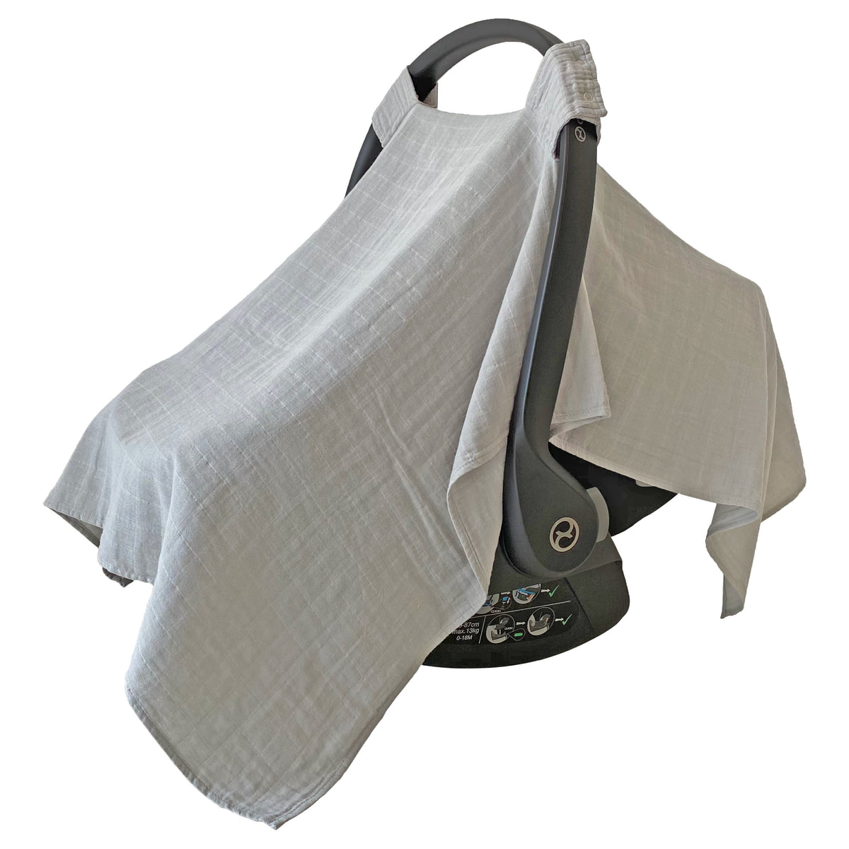 Car Seat Canopy Grey baby items stroller cover Mozah Inc